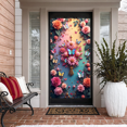 thumbnail image 3 of Floral Butterfly Themed Backdrop Banner for Events Party Decor Wedding Photography Background Birthday Party Photo Booth Wall Decoration, 3 of 4