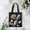 Black, variant on Funny Pencil Design Tote Bag, Back To School Student Teacher Gift