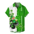 thumbnail image 1 of WEAIXIMIUNG Chemise Hawaïenne Imprimée de la Saint-Valentin 2025 Nouvelle d'Été Décontractée de la Saint-Patrick pour Hommes Chemise de Mode pour les Fêtes, 1 of 3