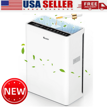 Large Room Air Purifier Home HEPA Washable Filter Air Cleaner for Allergies Pets