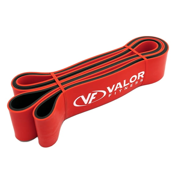 Valor Fitness Resistance Band -Pull Up Home Gym Workout Exercises - XXL Red -