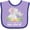 Lavender and Purple, variant on Inktastic I'll Never Forget That My Papa Loves Me with Cute Elephants Boys or Girls Baby Bib
