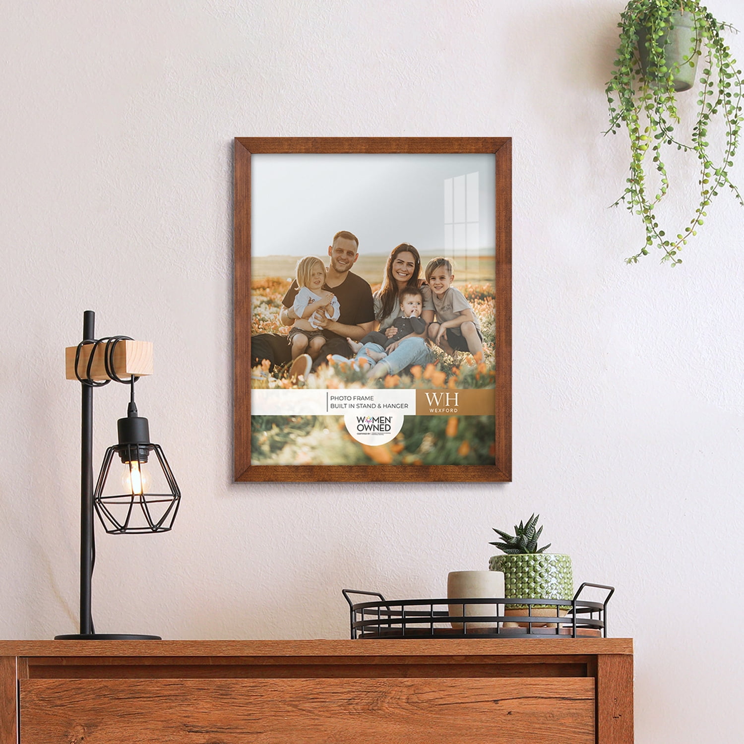 Traditional Walnut Tone Picture Frame, 11 x 14