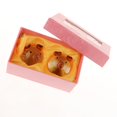 thumbnail image 3 of Pareja de cerdos de cristal con caja de regalo Amarillo 1.57x1.57x1.77 Sunnimix Pareja de cerdos de cristal, 3 of 8