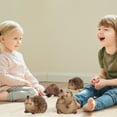 thumbnail image 4 of 4 Pcs Modèle Animal Hedgehog Jouet Ensemble Miniature, 4 of 10
