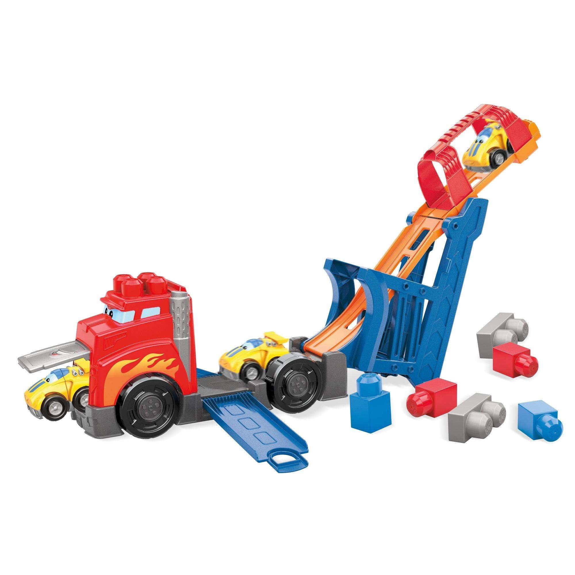 mega bloks first builders fast tracks racing rig