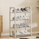 thumbnail image 5 of Zapatero de plástico, zapatero, organizador de zapateros, zapatero de cuatro niveles, uso diario, armarios de dormitorio, entrada, zapatero de dormitorio, tocador, organizador de armario de artículos, 5 of 6