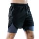 thumbnail image 5 of Pantalones Cortos Casuales de Color Sólido Deportivos Vacaciones de Ocio Secado de Dos Piezas Fitness, Estilo de Pijama para el Hogar, 5 of 9