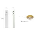 Wovilon Motion Sensor Strip Light, Led Counter Lights, Upgraded Battery Operated Led Strip Light