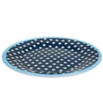 thumbnail image 6 of Yajisi Premium A5 Melamine Resin Round Dinner Plate 8.7 Inches / 22 cm Durable Lightweight Salad Dish Blue Dot Pattern for Home Kitchen Restaurant and Hotel Use, 6 of 9