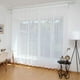 thumbnail image 5 of 10 Piezas Súper Suaves Grandes Cortinas de Tul Blanco para la Decoración de la Sala de Estar Velo Moderno Gasa Sólido Puro Gasa, 5 of 5
