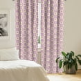 thumbnail image 2 of Ambesonne Funny Curtains, Spiders Lines Silhouettes, Pair of 28"x84", Soft Pink and Pale Yellow, 2 of 5