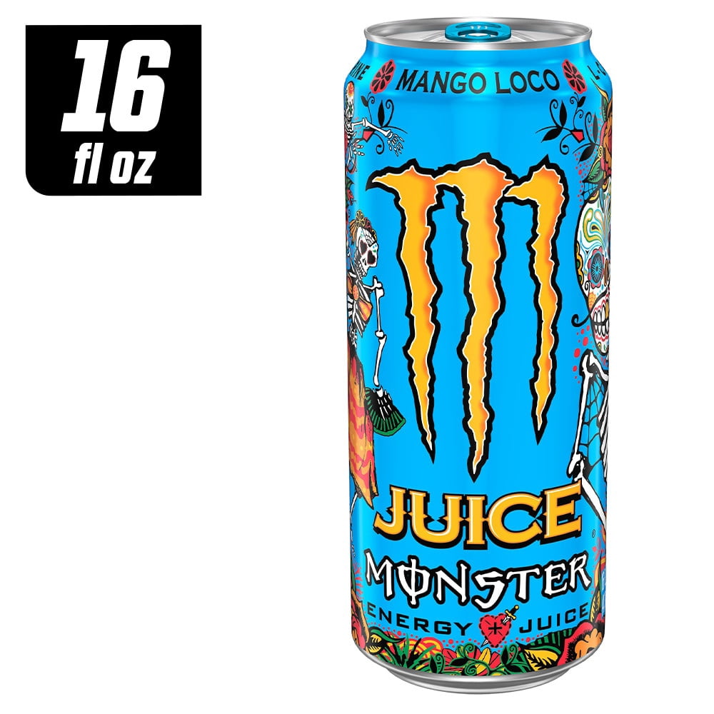 Monster Mango Loco Energy Drink Can 16 fl oz - 3 count
