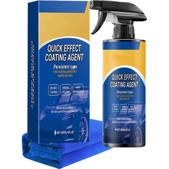 YUSUIYI 2026 New Upgraded Car Coating Spray,4.23oz Quick Effect Coating Agent for Scratch Repair,Oil Film Removal,Long-Lasting Hydrophobic Coating