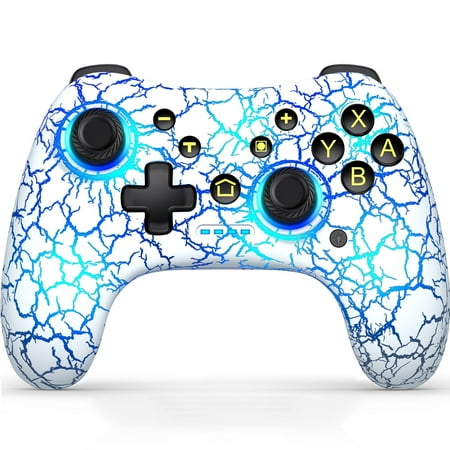 Switch Controller for Nintendo, ESYWEN Switch Pro Controller for Switch 2/Lite/OLED/PC with Ambient Lighting,Turbo,for Christmas Gift