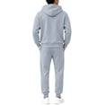 thumbnail image 6 of Mooqilaa Boys Athletic Outfit Sets Size 10-12, 2 Piece Fleece-lined Casual Long Sleeve Boys' Activewear Clothing Sets Gray, 6 of 6