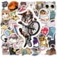 thumbnail image 4 of 50pcs Cute Cat Stickers, Kawaii Waterproof Vinyl Animal Stickers for Water Bottle, Laptop, Skateboard Bicycles Bumper Sticker Decals for Kids Teens Gi, 4 of 4