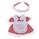 thumbnail image 1 of Lovely Clothes Plaid Dress Y Sombreros para 25cm Doll Accesorio Sunnimix Vestido de muñeca falda, 1 of 8