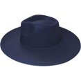thumbnail image 1 of VERVE 8 Wide Brim Vegan Felt Rancher Hat - Women, Men, and Kids Fedora Style with Adjustable Inner Drawstring, 1 of 8