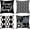 Black, variant on Hexagram Brown Geometric Pillow Covers 20x20 Set of 4, Decorative Outdoor Modern Boho Throw Pillow Covers, Home Sweet Home Farmhouse Cushion Case for Couch Sofa Indoor Bedroom Decor(No Insert)