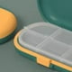 thumbnail image 5 of Pastillero para el hogar, la oficina, el bolso, el bolsillo, el contenedor de pastillas diario, pequeño, 6 unidades Verde, 5 of 7