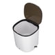 thumbnail image 3 of Mini lavadora portátil de 4,5 l, lavadora de cubos portátil, calcetines, ropa interior, lavadora para acampar, viajar, apartamento, dormitorio, 100-240 V, blanco, enchufe de la UE, 3 of 10