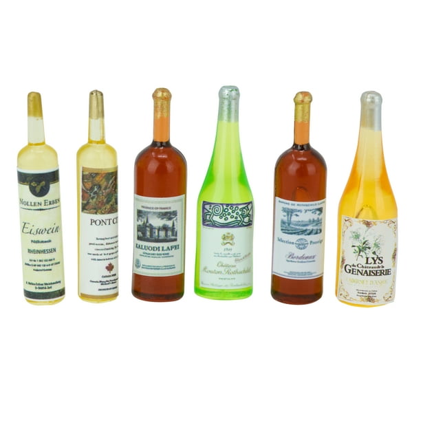 American Heritage Industries Dollhouse Wine Bottles Miniature Wine
