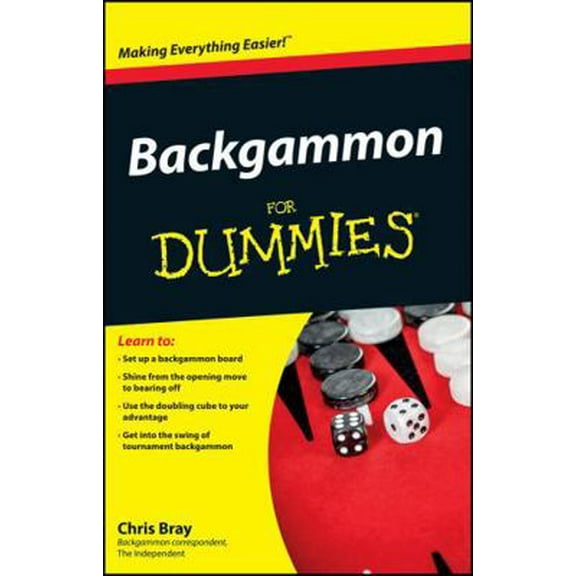 Pre-Owned Backgammon for Dummies (Paperback) 0470770856 9780470770856