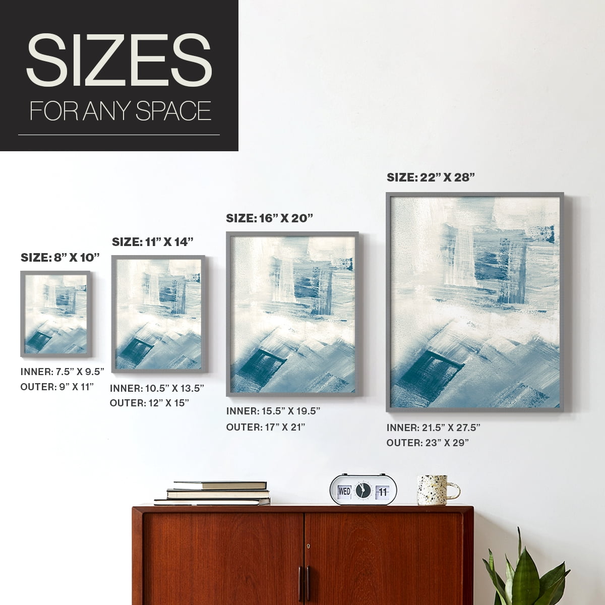 Wind Blown II Framed Print - Solid Wood in Single Picture Frame Solid Wood 2 Framed Print