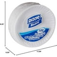 thumbnail image 3 of Dixie 6" Disposable Paper Plates White - 500 Count (5 Packs of 100), 3 of 5