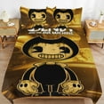 thumbnail image 6 of Bendy And The Ink Machine 3-Piece Bedding Set Soft Warm And Comfortable Soft Bed Set with 1 Duvet Cover And 2 Pillowcases for Bedroom, 6 of 8