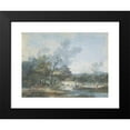 thumbnail image 2 of Louis Gabriel Moreau 18x15 Black Modern Framed Museum Art Print Titled - Shepherdess Near a Waterfall, 2 of 5