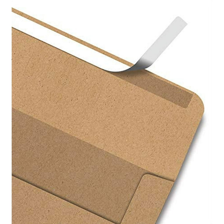 Juvale A6 Kraft Invitation Envelopes for 4x6 Cards (100 Count), 4.75 x 6.5  Inches, PACK - Kroger