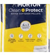MYNERK Morton Clean and Protect Water Softener Salt Pellets, 40 LB Bag (2), White