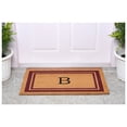 thumbnail image 5 of Burgundy Border Monogram Doormat (Letter B), 5 of 7