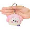 thumbnail image 2 of Baby Prism Face Flat Fur Plush Bag Charm Keychain, 2 of 5
