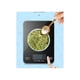 thumbnail image 5 of Báscula de cocina electrónica de 5 kg, minibáscula pequeña, báscula de cocina de vidrio para el hogar, 1 g/5 kg, color blanco, 5 of 5