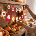 thumbnail image 7 of Thanksgiving Pumpkin Banner,Fall Harvest Party Bunting with Turkey and Pumpkin Icons for Home and Kitchen Wall Decor Display, 7 of 7