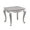 thumbnail image 4 of Miekor Furniture Melrose Traditional Style End Table Made with wood in Silver Finish B5A1160, 4 of 5