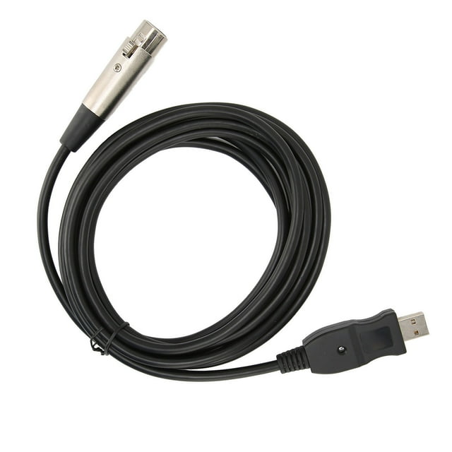 Cable adaptador Bto XLR NikouMX convertidor de micrófono USB