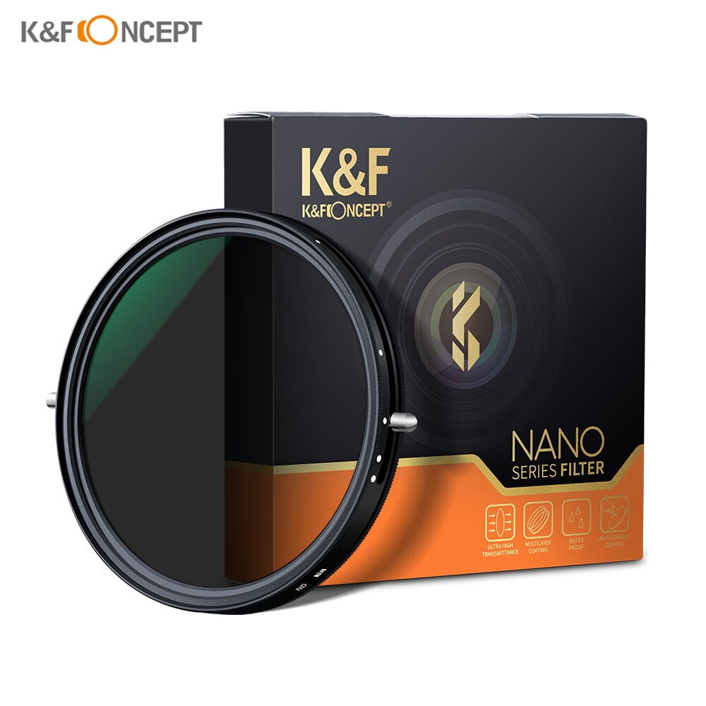 K&F Concept 72mm Lens Filter Kit Neutral Density ND1000 CPL Polarizer for Professional Camera Lens with Multiple Layer Nano Coated 