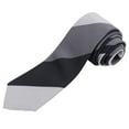 thumbnail image 2 of Cravate, Polyester Soie Classique Ensemble de Cravate pour Hommes Résistant Cadeau Idéal pour Mariage pour Réunion pour Bureau, 2 of 8