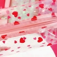 thumbnail image 3 of Neceseres de viaje transparentes para maquillaje, bolsa de almacenamiento portátil para brochas de maquillaje, organizador de dibujos animados impermeable para mujeres y niñas (corazón), 3 of 5