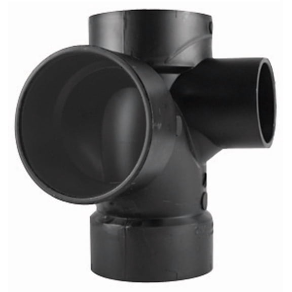 Charlotte Pipe & Found 48847 3 x 3 in. Hub ABS Sanitary Tee