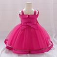 thumbnail image 5 of Tutu Dress for Girls Bow-Knot Tulle Princess Birthday Party Dress for Toddler Baby Girls Prom Ball Gown 6M-3Y, 5 of 5