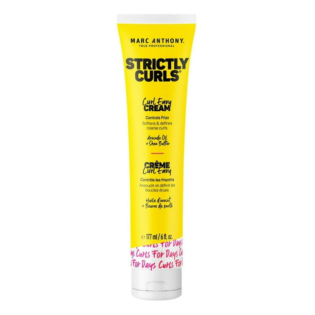 Marc Anthony® Boucle strictement Curl Envy Crème, Produit coiffant pour cheveux & adoucisseur™ - Beurre de karité + Huile d’avocat + Vitamine E - 6 Fl Oz