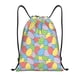 thumbnail image 1 of Fotbe Colorful Easter eggs Bolsa Mochila con Cordón Estampada, Bolsa de Gimnasio Deportiva, Bolsa Cinch, Bolsa con Cordón para Hombres y Mujeres-Medium, 1 of 6