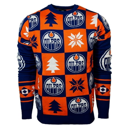 Edmonton Oilers 2021 NHL Ugly Christmas Sweater Canada