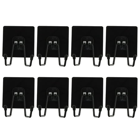 

Wall Hooks 8Pcs Wall Hooks Heavy Duty Self Adhesive Hooks for Bathroom Shower Kitchen Door