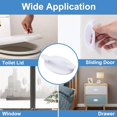 thumbnail image 5 of Self-Stick Handle, 10PCS Self-Adhesive Pull Handles Durable Drawer Handle Helper Plastic, 5 of 5